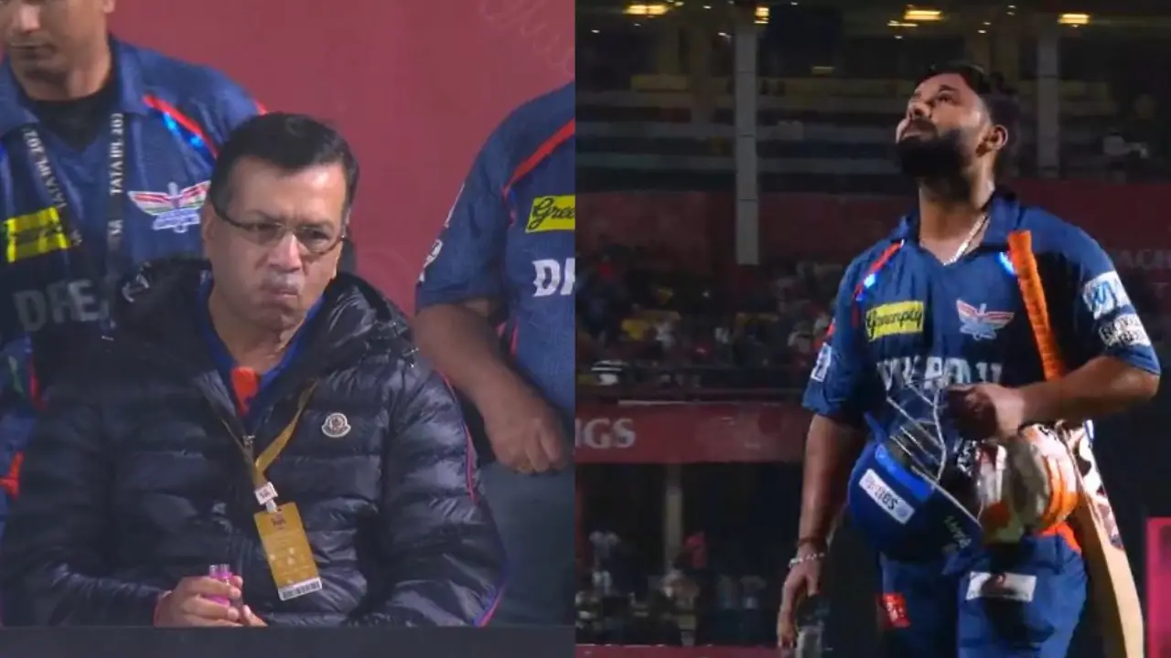 IPL 2025: Sanjiv Goenka's reaction to yet another Rishabh Pant poor show breaks internet-WATCH