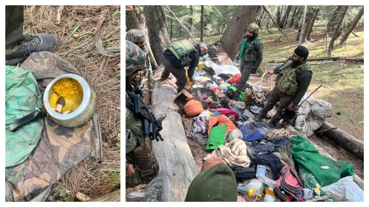 Mutton biryani, gas cylinders: Indian Army busts terrorist hideout in J&K's Kulgam