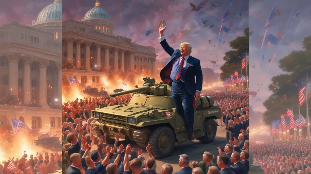 Trump planning massive military parade to mark army’s 250th anniversary — and his birthday. Deets inside