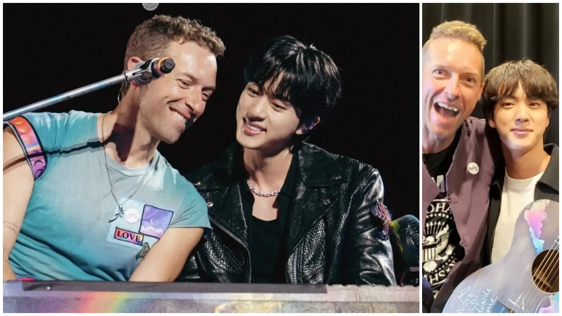 BTS singer Jin joins Coldplay on stage at their Seoul concert, shares a hug with Chris Martin