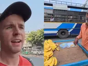 Watch: Scottish tourist reacts to $1.15 for a single banana in India, video goes viral
