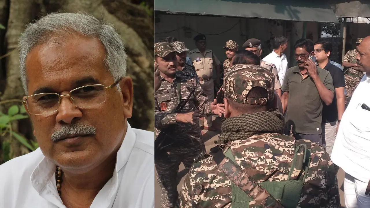 Protesters block ED vehicle, pelt stones during raid at Bhupesh Baghel's home; FIR filed in Durg