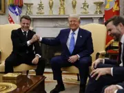 Macron, Trump vow to work together on Ukraine, despite differences