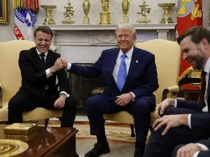 Macron, Trump vow to work together on Ukraine, despite differences