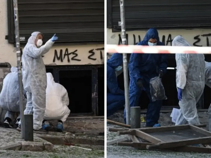 Woman dies after bomb she was carrying allegedly to blow a bank explodes in her hand
