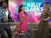 Nora Fatehi and Jason Derulo teach Kelly Clarkson how to belly dance on live TV, watch