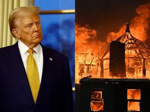 Trump blames California environmental policies for LA wildfires