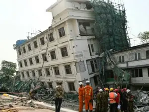 VIDEO: In a first, scary moment ground tore up in Myanmar captured on camera