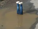 ‘Odd things around Cambridge’: Pothole frustration leads UK resident to an unusual form of protest