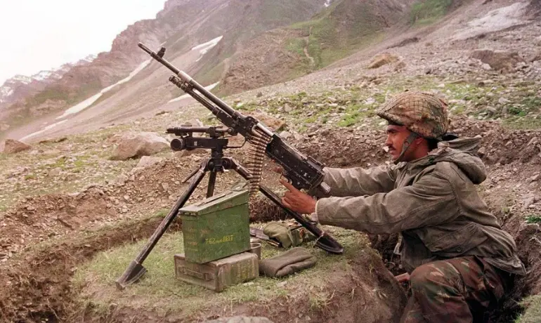 Soldier on the field