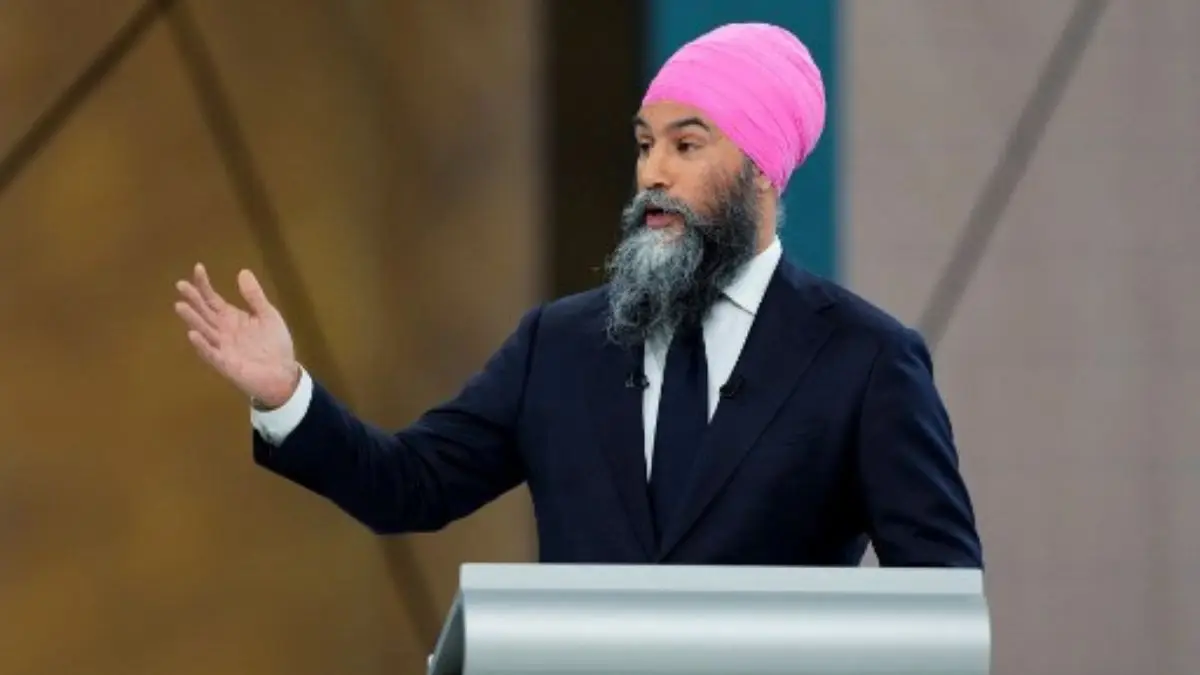 Pro-Khalistan leader Jagmeet Singh chokes back tears after crushing blow in Canada election-VIDEO Pro-Khalistan leader Jagmeet Singh chokes back tears after crushing blow in Canada election-VIDEO