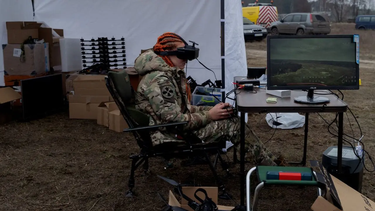 Russian drone barrage kills four in east Ukraine
