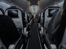 BIZARRO WORLD: American woman strips naked and poops on her seat