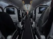 BIZARRO WORLD: American woman strips naked and poops on her seat