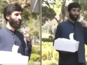 Pahalgam terror attack: A man was seen carrying cake inside Pakistan High Commission in India | Fact Check