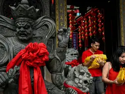 Prayer and dance: Hundreds of millions in Asia celebrate Year of the Snake