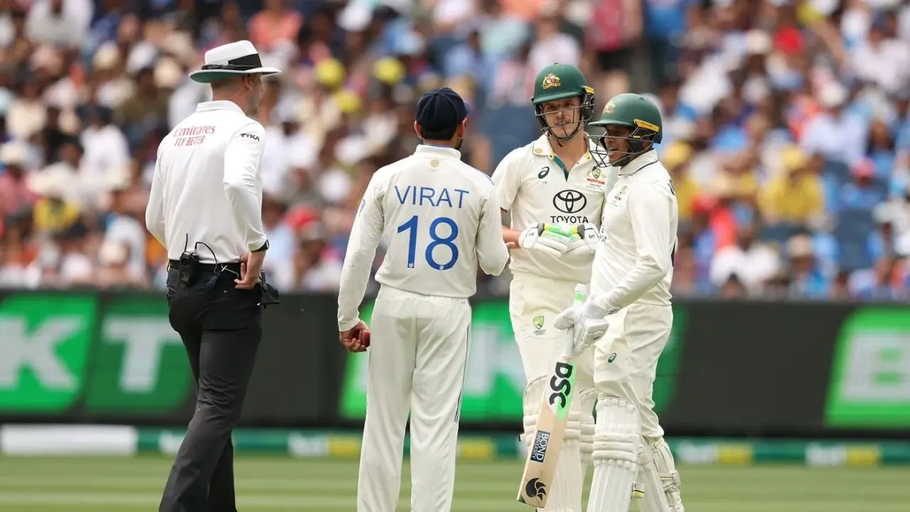 Konstas on shoulder bump with Kohli: ‘It’s good to have a bit of theatre in the game’ Konstas on shoulder bump with Kohli: ‘It’s good to have a bit of theatre in the game’