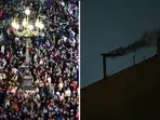 Black smoke emerges as cardinals fail to elect new pope on day one of secret conclave: What happens next?
