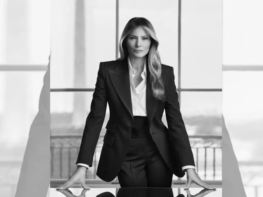 The Boss Lady: White House reveals official portrait of FLOTUS Melania Trump