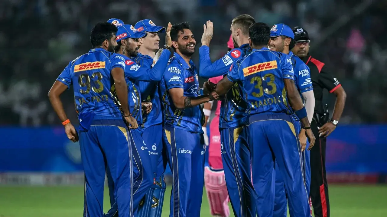 IPL 2025 | 'Six in a row': MI end RR's playoff hopes with crushing 100-run win IPL 2025 | 'Six in a row': MI end RR's playoff hopes with crushing 100-run win