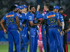 IPL 2025 | 'Six in a row': MI end RR's playoff hopes with crushing 100-run win