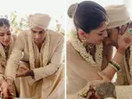 Prateik Babbar marries Priya Roy at his mother late Smita Patil's home, see pics