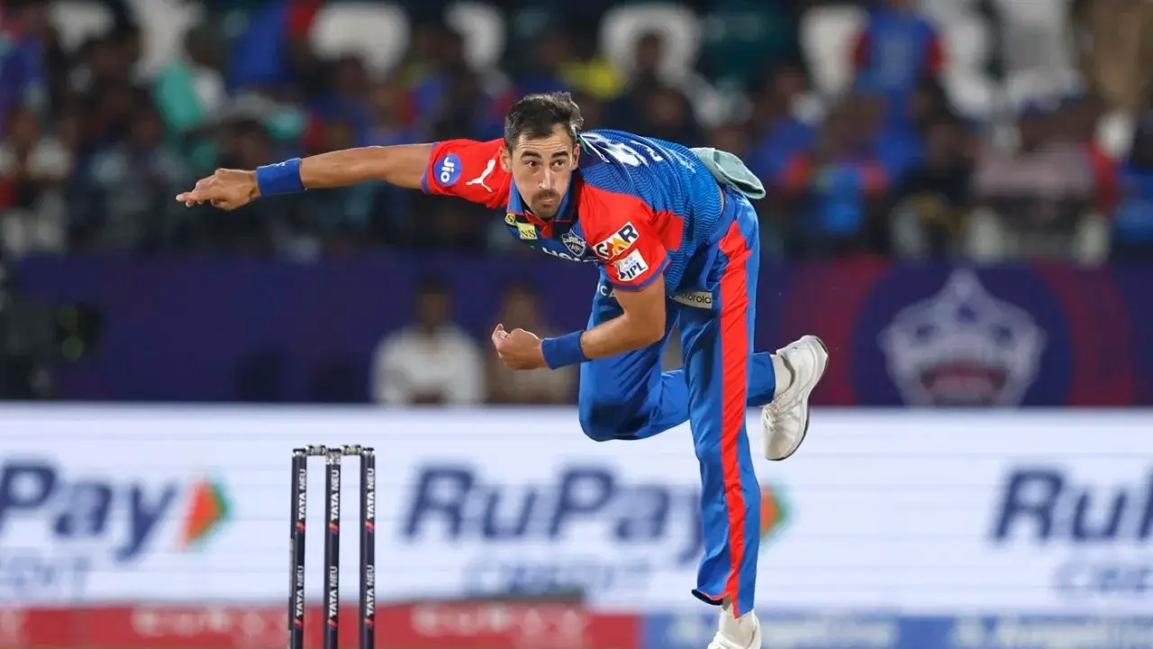 IPL 2025 - Starc breaks timber like no one; WATCH his double strike against LSG IPL 2025 - Starc breaks timber like no one; WATCH his double strike against LSG