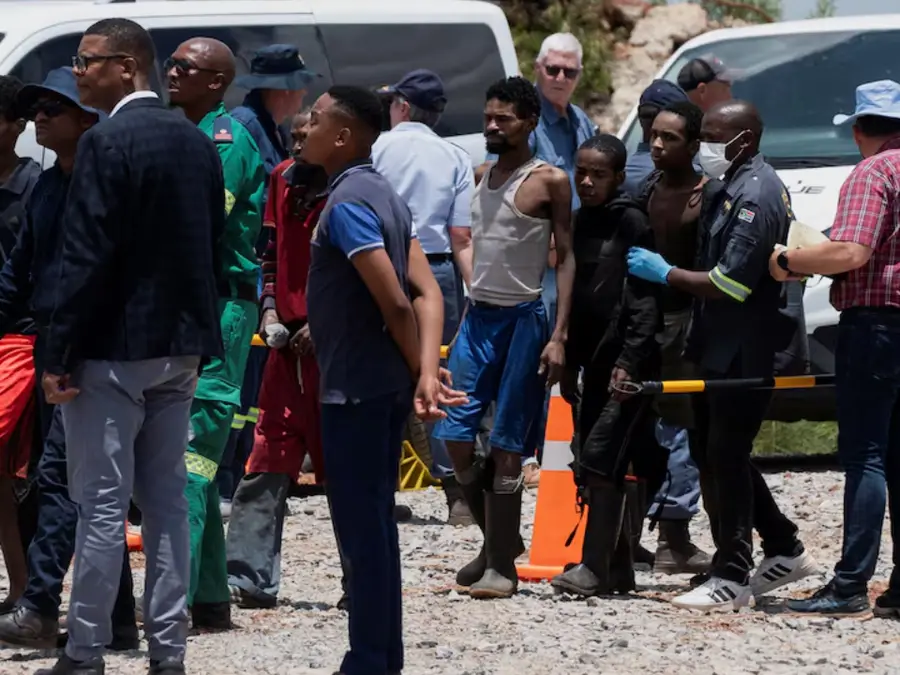 Death toll in South Africa abandoned gold mine disaster climbs to 60, rescue ops continue