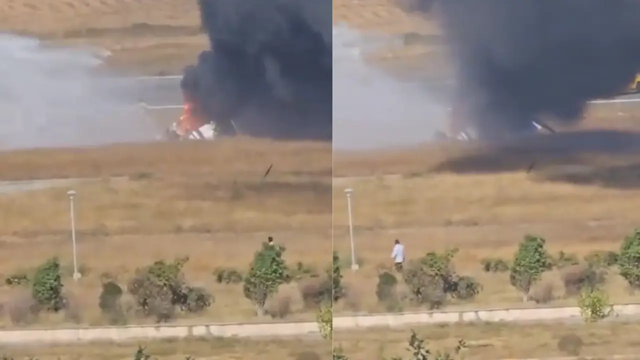 Indian Coast Guard helicopter crashes during landing in Gujarat, three dead Indian Coast Guard helicopter crashes during landing in Gujarat, three dead