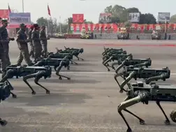 Watch: Robotic dogs steal the show in 77th Army Day parade in Pune
