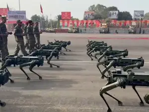 Watch: Robotic dogs steal the show in 77th Army Day parade in Pune