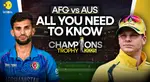 Afg vs Aus Champions Trophy 2025: All you need to know, check live streaming, head-to-head, stats, pitch report, squad