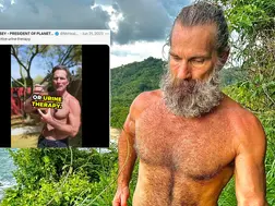 Ex-model claims he drinks his own urine to remain healthy, internet in disbelief