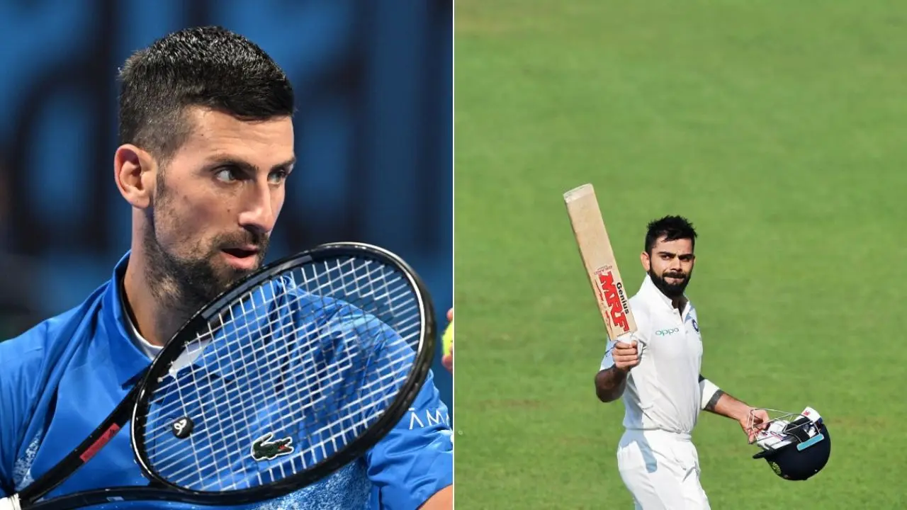 Kohli’s greatness breaches borders as Tennis great Novak Djokovic congratulates him on Test retirement