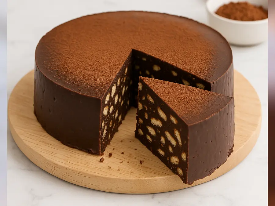 How To Make No-Bake Chocolate Biscuit Cake in 10 Minutes