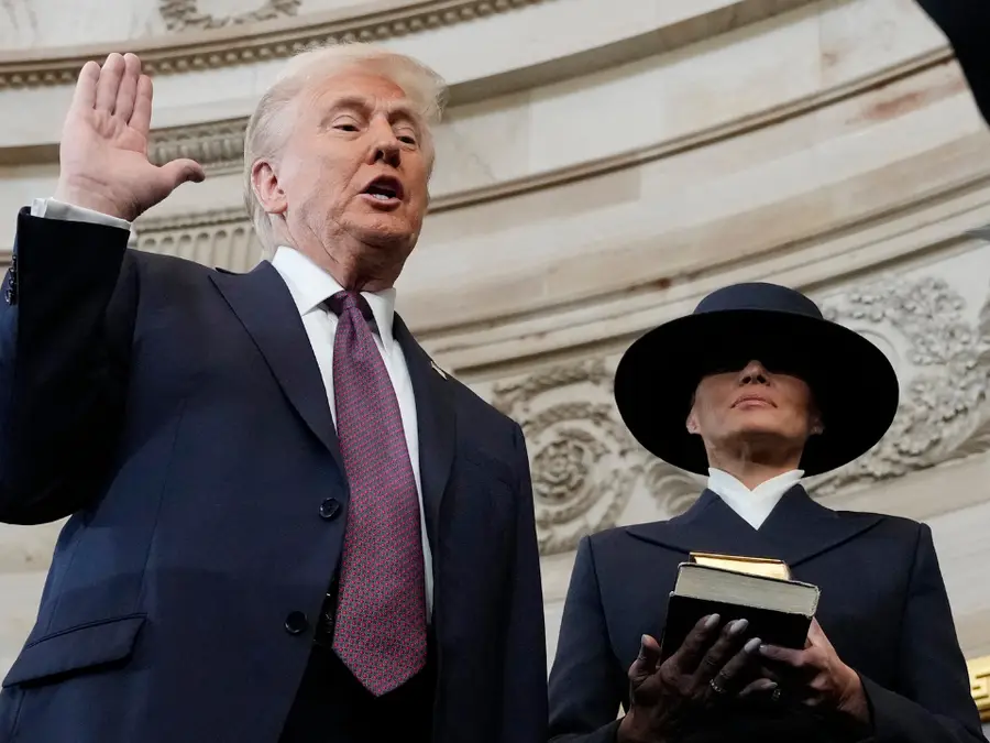 Trump didn't place his hand on Bible while taking oath as US president. Is it necessary?