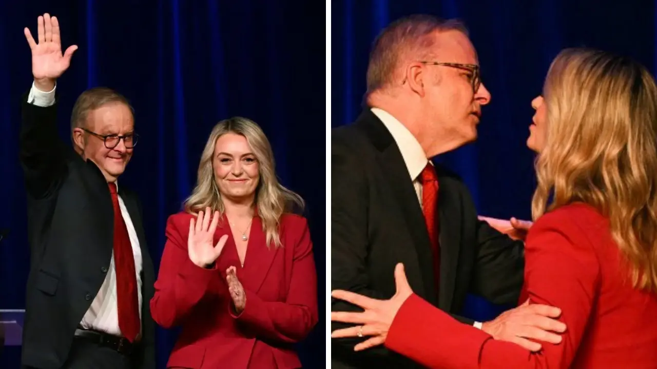 Anthony Albanese dedicates his victory to fiancee Jodie Haydon