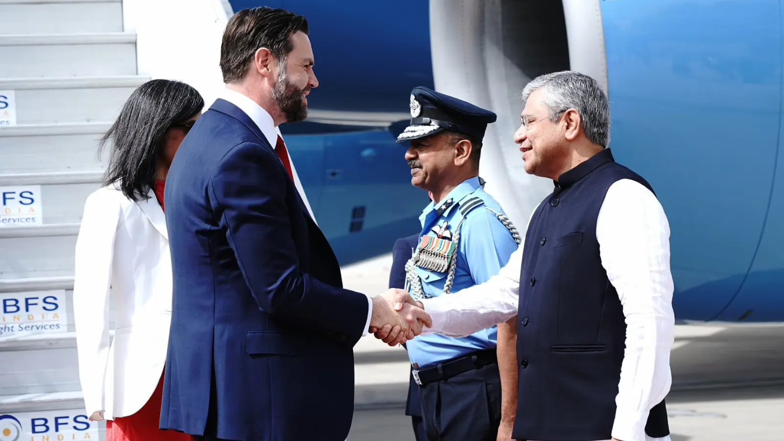 Ashwini Vaishaw welcomes JD Vance