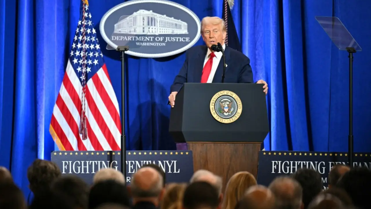 Trump blasts 'illegal' media in fiery speech, labels outlets critical of him 'political arms of Democrat party'