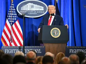 Trump blasts 'illegal' media in fiery speech, labels outlets critical of him 'political arms of Democrat party'
