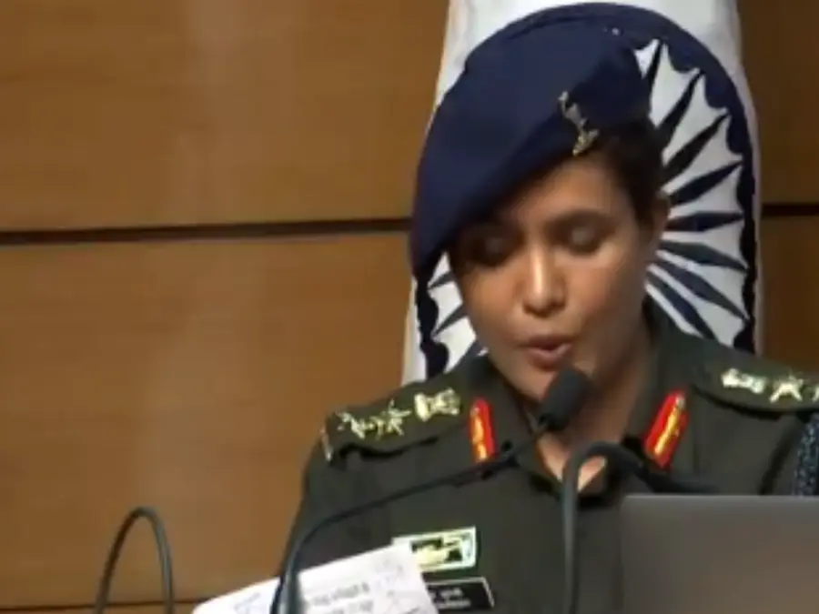 ‘No military installation targeted, no civilian casualties reported,’ says Col Sofia Qureshi during Operation Sindoor briefing