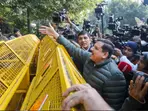 Delhi's ruling AAP stages ‘dharna’ outside CM bungalow amid BJP's ‘Sheesh Mahal’ claims