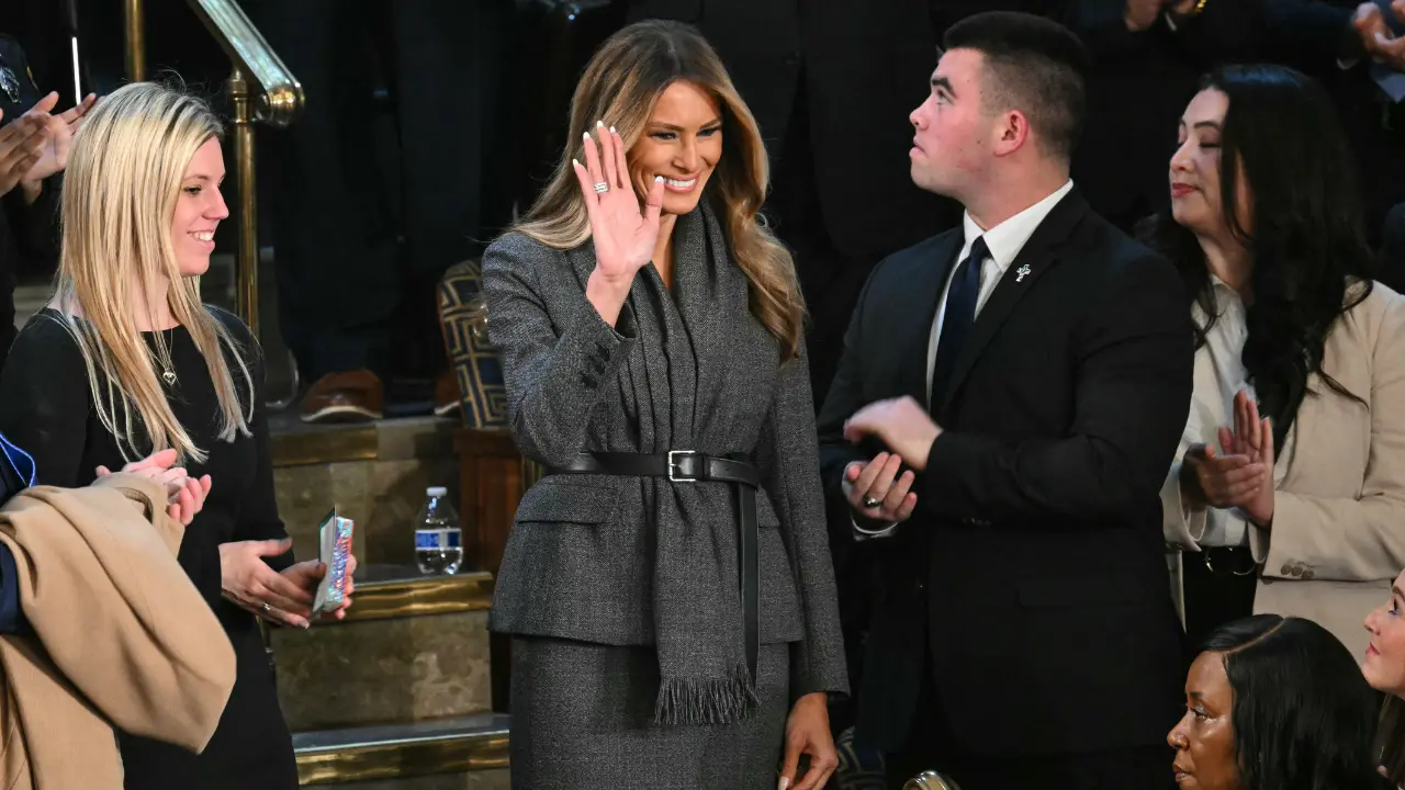 Melania Trump's style turns heads as she wears Dior blazer at joint speech to Congress. Know its worth
