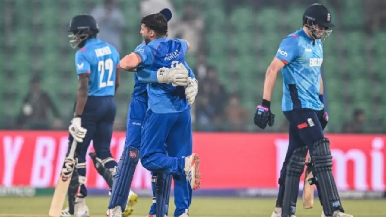 Champions Trophy 2025: Ibrahim's 177 helps Afghanistan show England the door