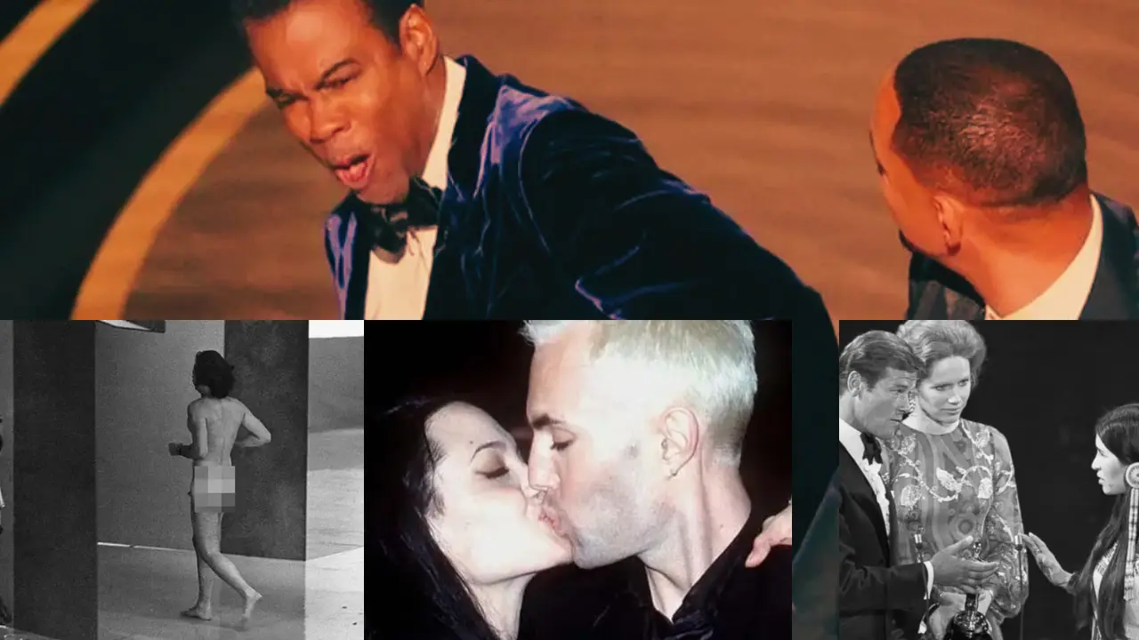 Angelina Jolie's kiss to Will Smith's slap: Most controversial Oscars moments