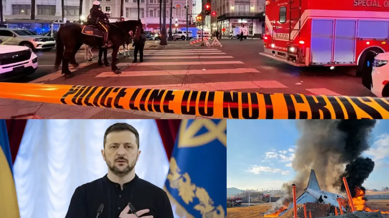Top 10 world news: New Orleans attack updates; Russia launches over 100 drones on Kyiv, and more