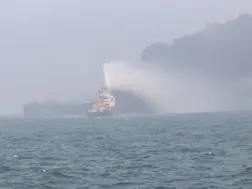 North Sea collision: Man arrested on suspicion of gross negligence; no sodium cyanide containers on vessel
