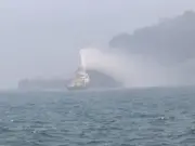 North Sea collision: Man arrested on suspicion of gross negligence; no sodium cyanide containers on vessel