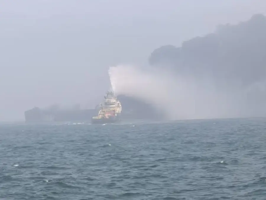North Sea collision: Arrested captain of cargo ship that hit oil tanker is Russian national