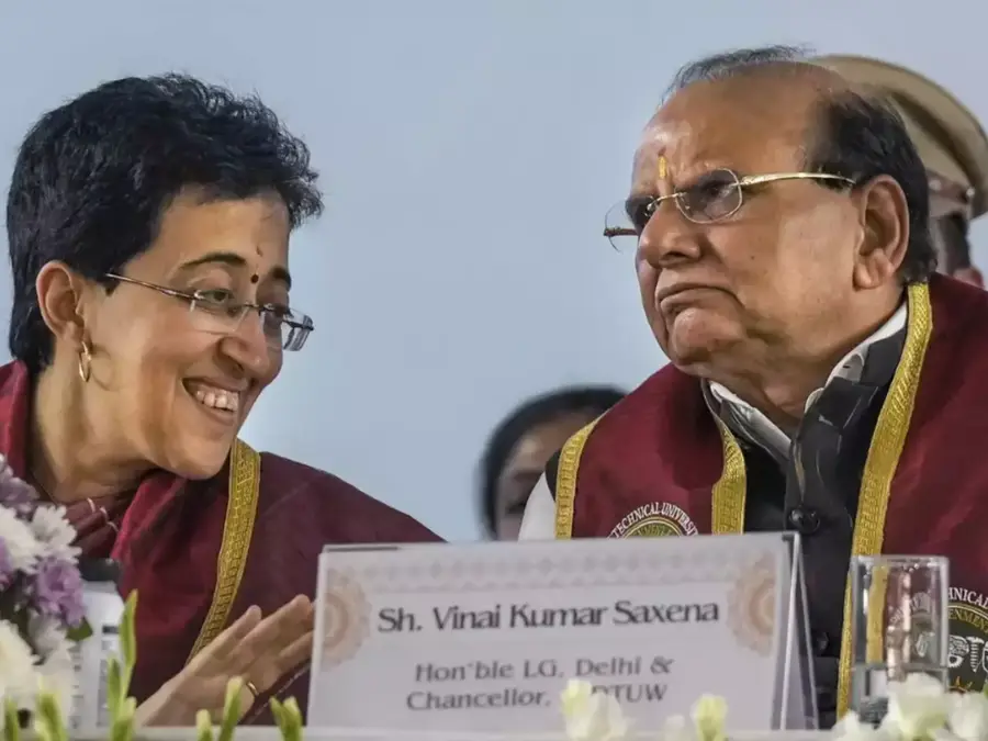 Delhi L-G VK Saxena felt ‘hurt’ on AAP chief Kejriwal calling Atishi ‘temporary CM’